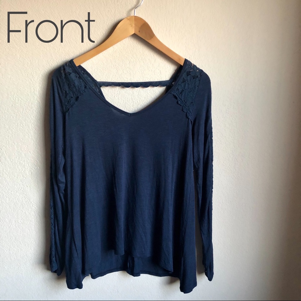 Abercrombie and Fitch lace detailed shirt